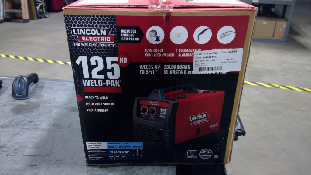 Lincoln Electric 125HD Weld Pak Property Room