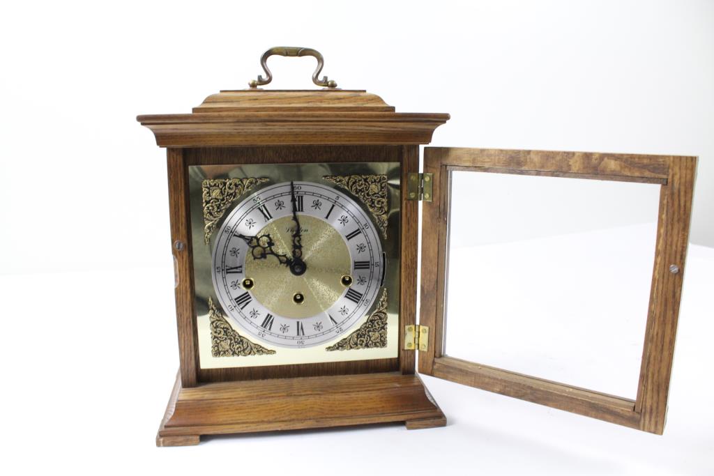 Linden Decorative Windup Clock Property Room