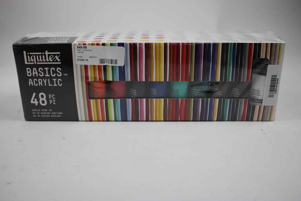 Liquitex Basics Acrylic 48-Pack Paint Set