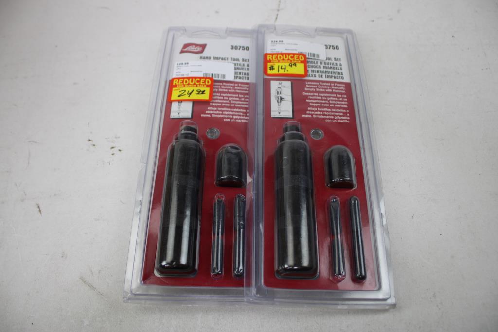 Lisle Hand Impact Tool Sets, Fix-A-Thread Drills, 4 Pieces