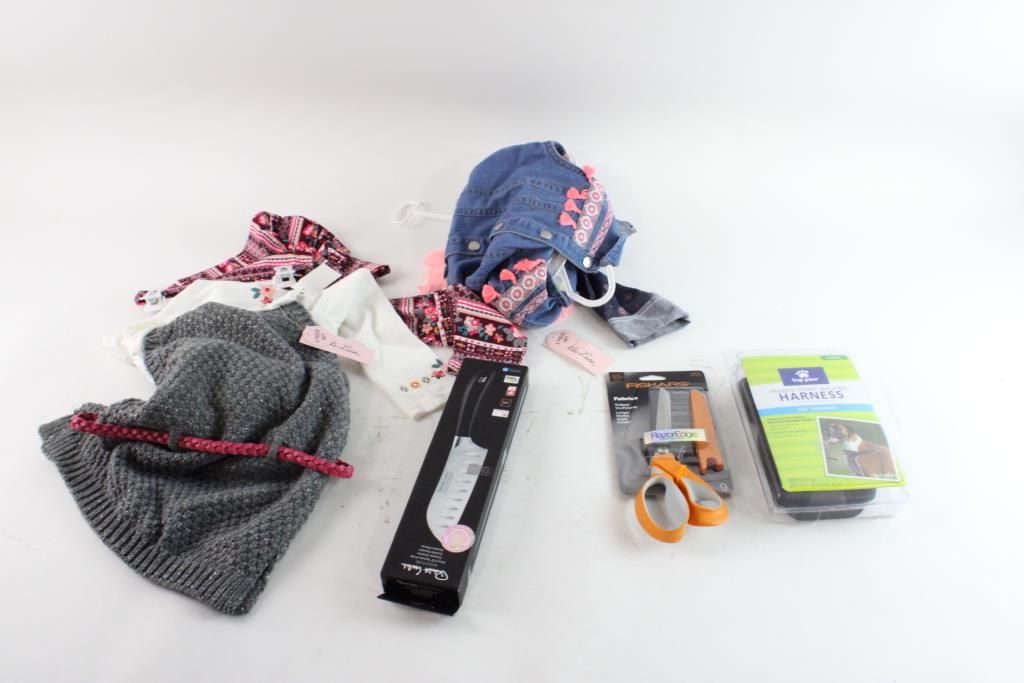 Little Lass Clothing, Top Paw Harness & More, 5+ Pieces Property Room