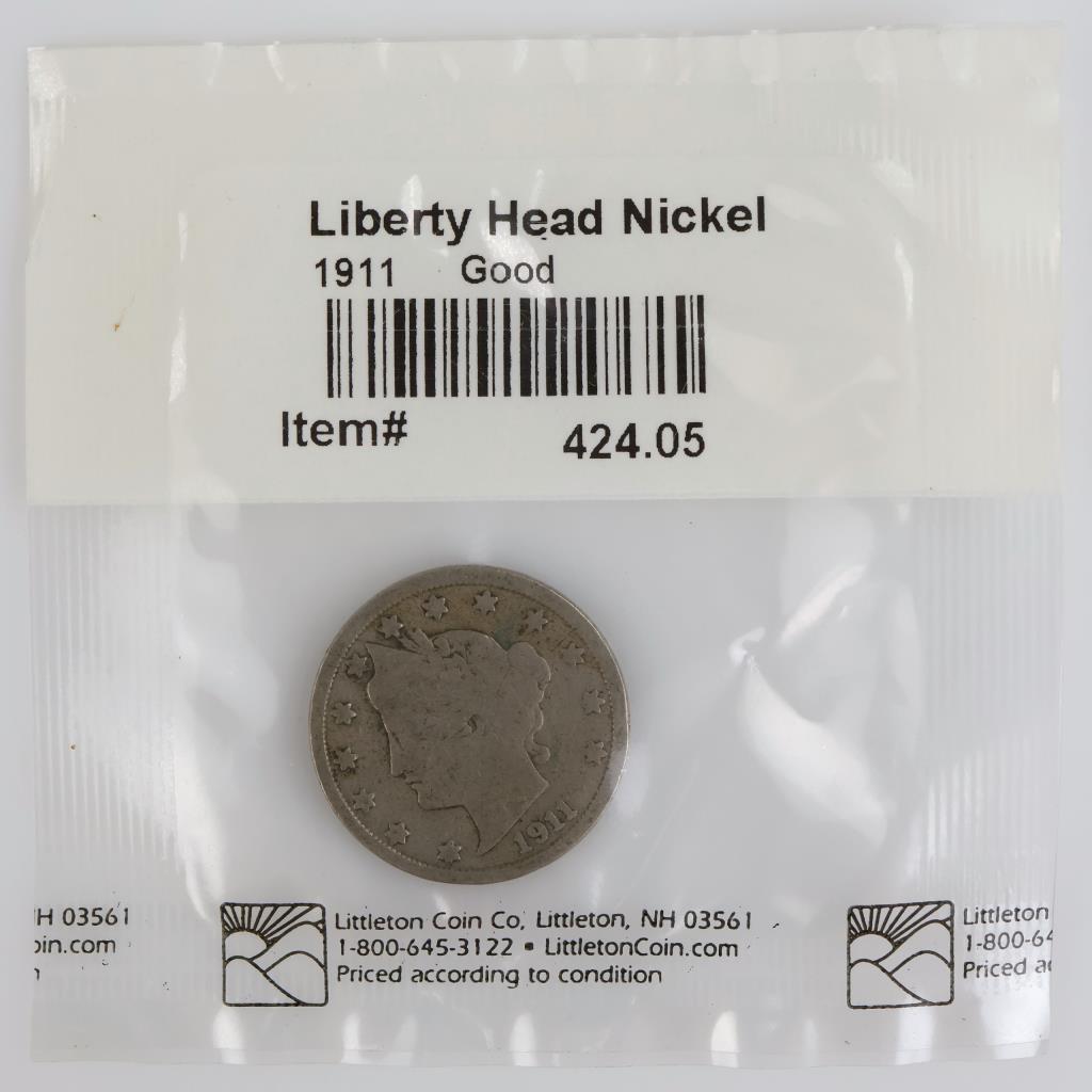 Littleton Coin Co. 1911 US Liberty Head Nickel