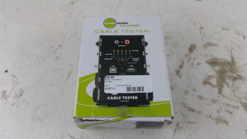 Live Wire Solutions Cable Tester