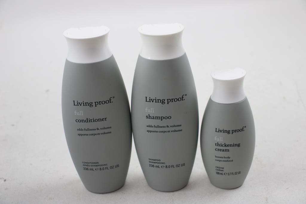 Living Proof Shampoo, Conditioner, Self Tanner Brush, 4 Pieces