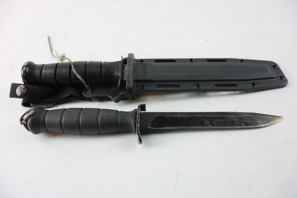 Lock Knife, Kabar USMC Knife, 2 Pieces Property Room