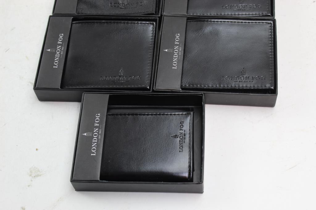 London Fog Mens Wallets, 5 Pieces Property Room