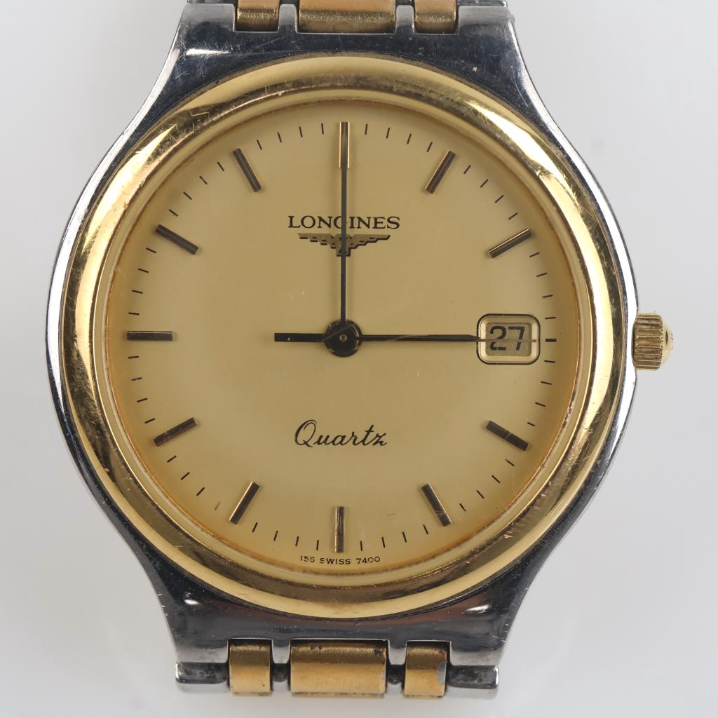 Longines Flagship 18kt GP Quartz Watch- Evaluated By Our Certified Gemologist-AGS/GIA