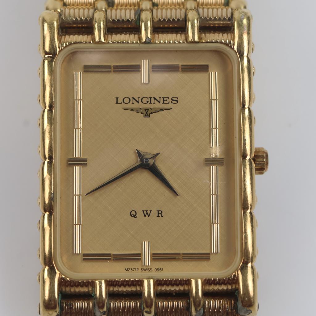 Longines QWR 18kt GP Dress Watch