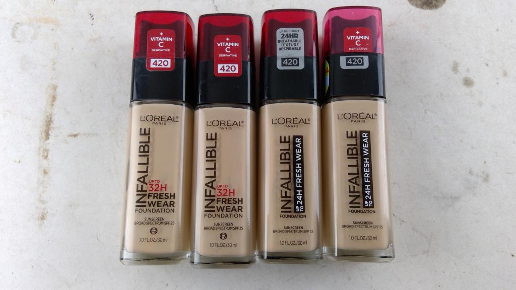 L'oreal Infallible 420 Foundation 4 Pieces