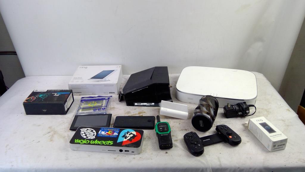 Lorex DVR, Anti Spy Bug Detector, Ring Solar Panel, And More, 13 Pieces