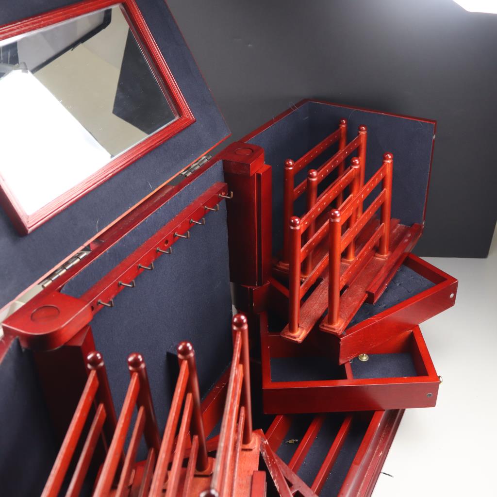 Lori Greiner Wooden "For Your Ease Only" Style Jewelry Box