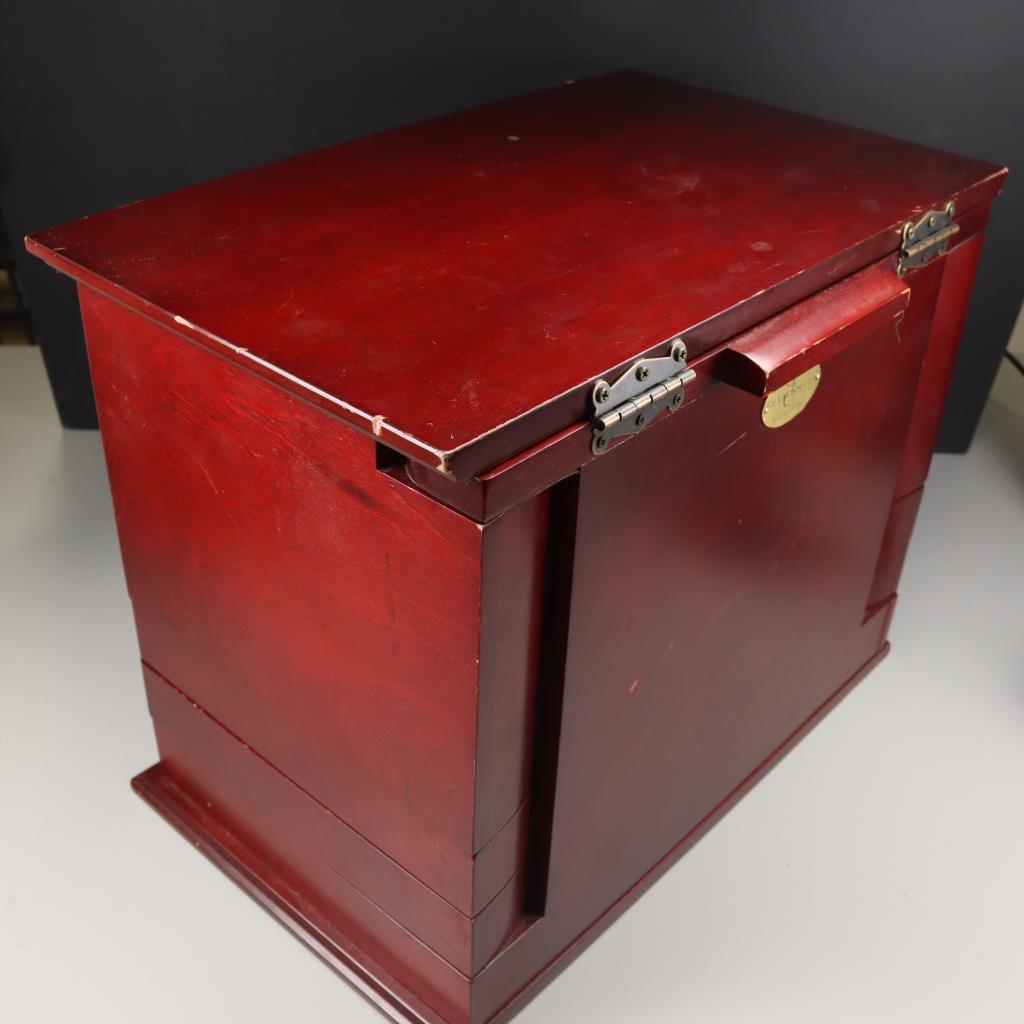 Lori Greiner Wooden "For Your Ease Only" Style Jewelry Box