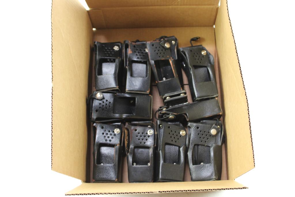 Lot Of Leather Radio Holsters