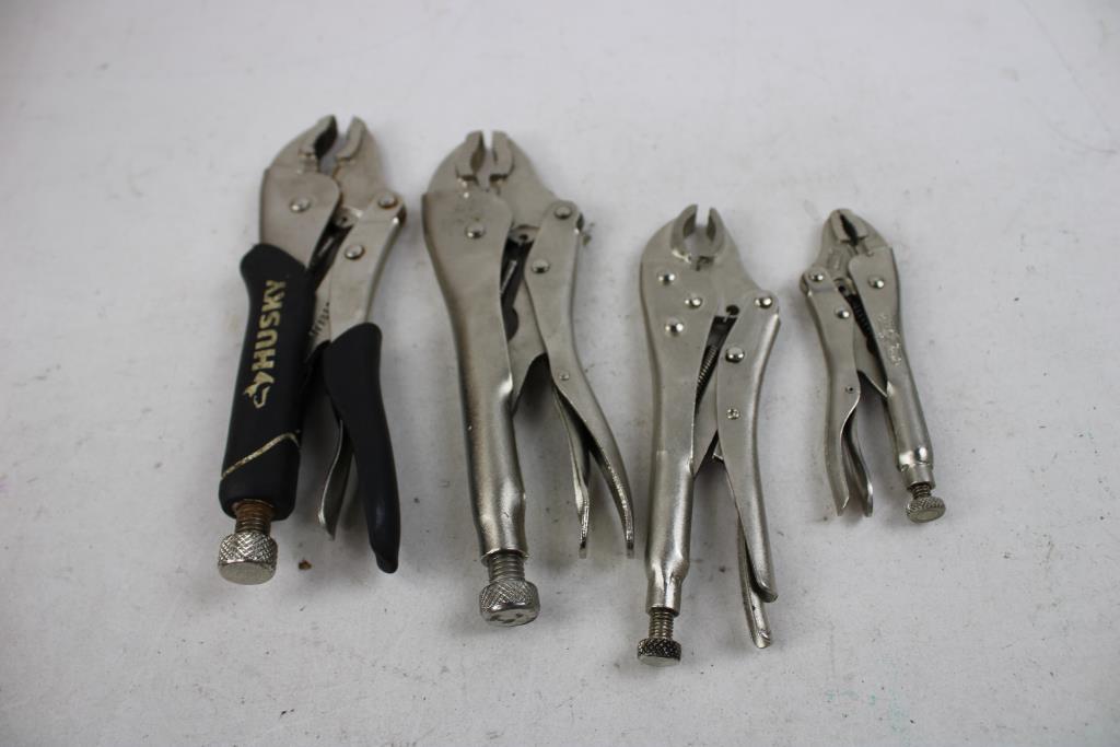 Lot Of Pliers And Adjustable Wrenchs