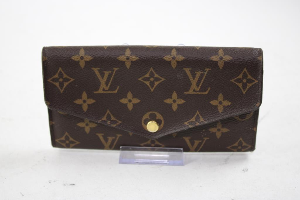 Louis Vuitton Sarah Snap Wallet - Doublechecked By Entrupy