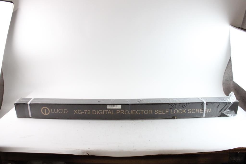Lucid XG72 Digital Projector Self Lock Screen Property Room