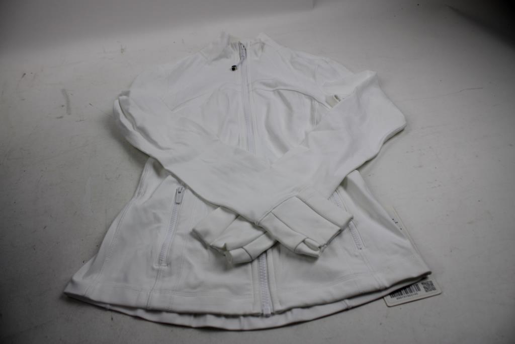 Lululemon Define Jacket Nulu, White, Size 4