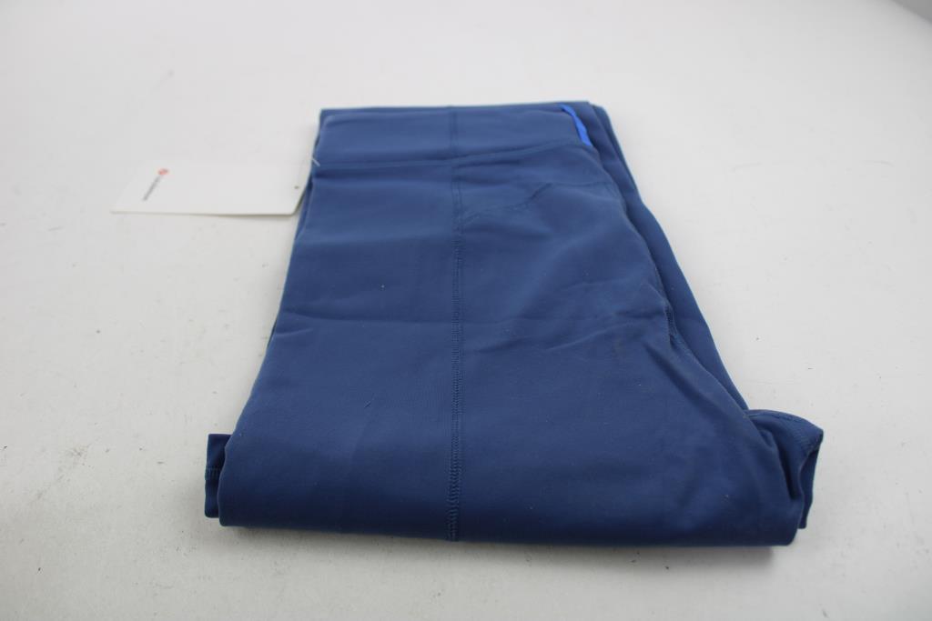 Lululemon Define Zip-Front HR Flared Pant, Size 8, Blue