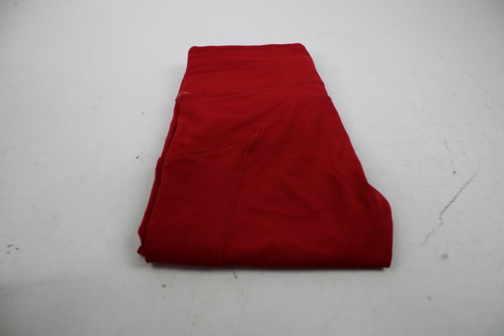 Lululemon Fast And Free HR Tight 25" Leggings, Red, Size 8