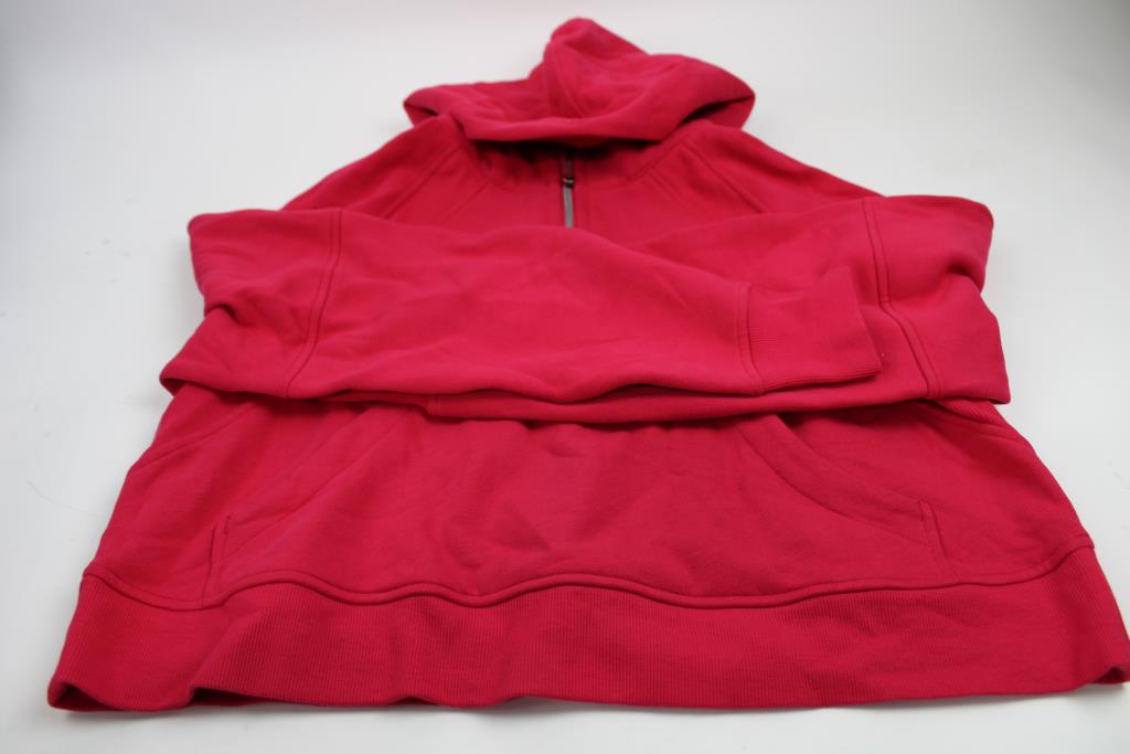 Lululemon Pink Cropped Hoodie, Medium