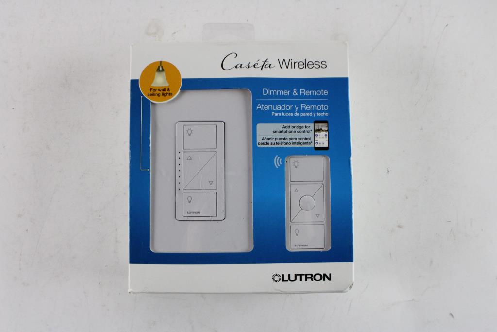 Lutron Caseta Wireless Lamp Dimmer & Remote Property Room