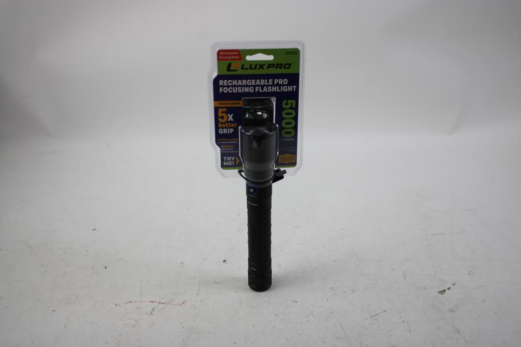 Luxpro High-Output Rechargeable Flashlight
