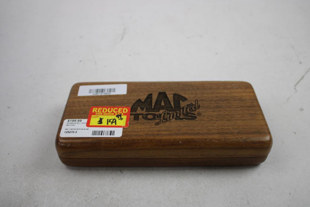 Mac Tools Limited Edition 2001 Gold-Plated Extension Set