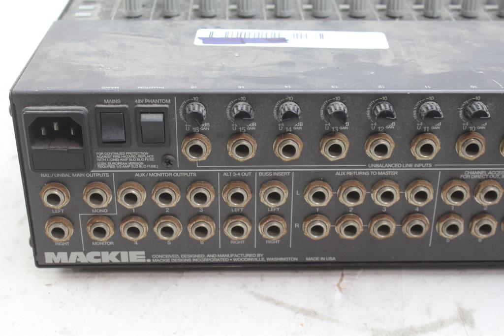 Mackie Designs CR 1604 16 Channel Mixer Property Room