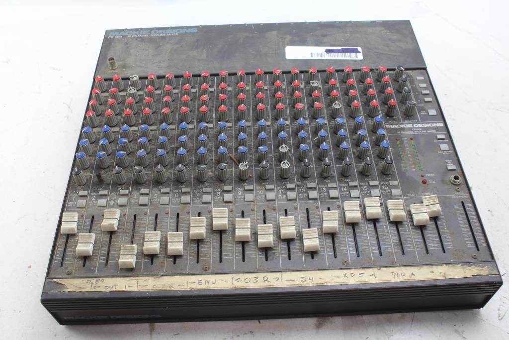 Mackie Designs CR 1604 16 Channel Mixer Property Room