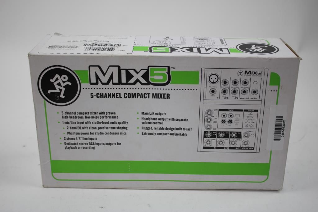 Mackie Mix5  5-Channel Compact Mixer
