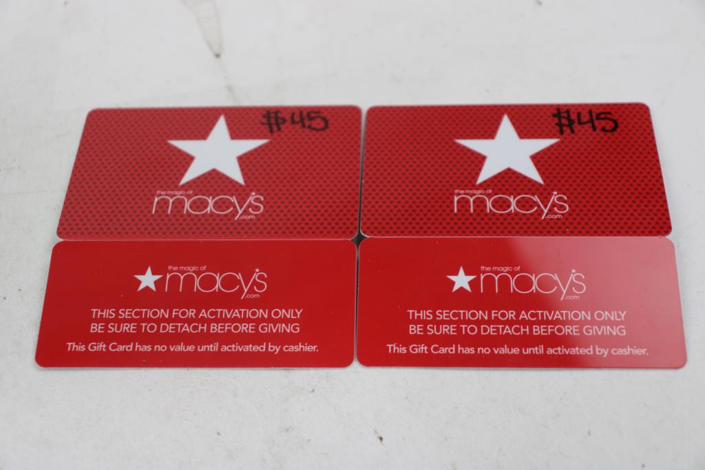 Macy's $90 Gift Cards
