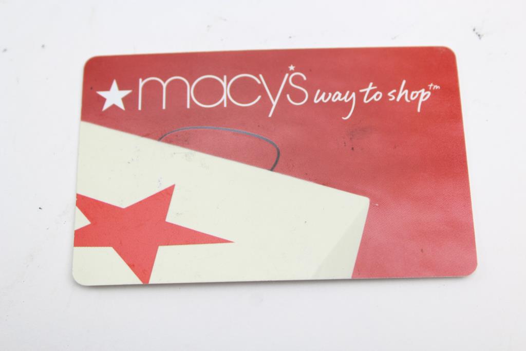 Macy's Gift Card 40 Value Property Room