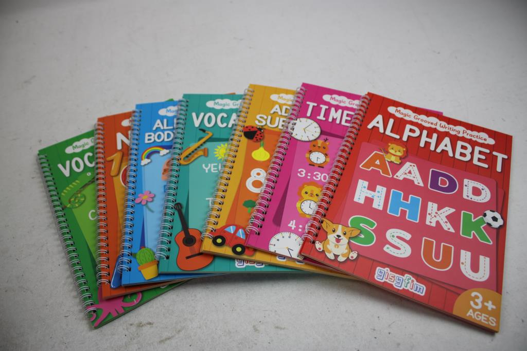 Magic Grooved Writing Practice Books And Pens Kit