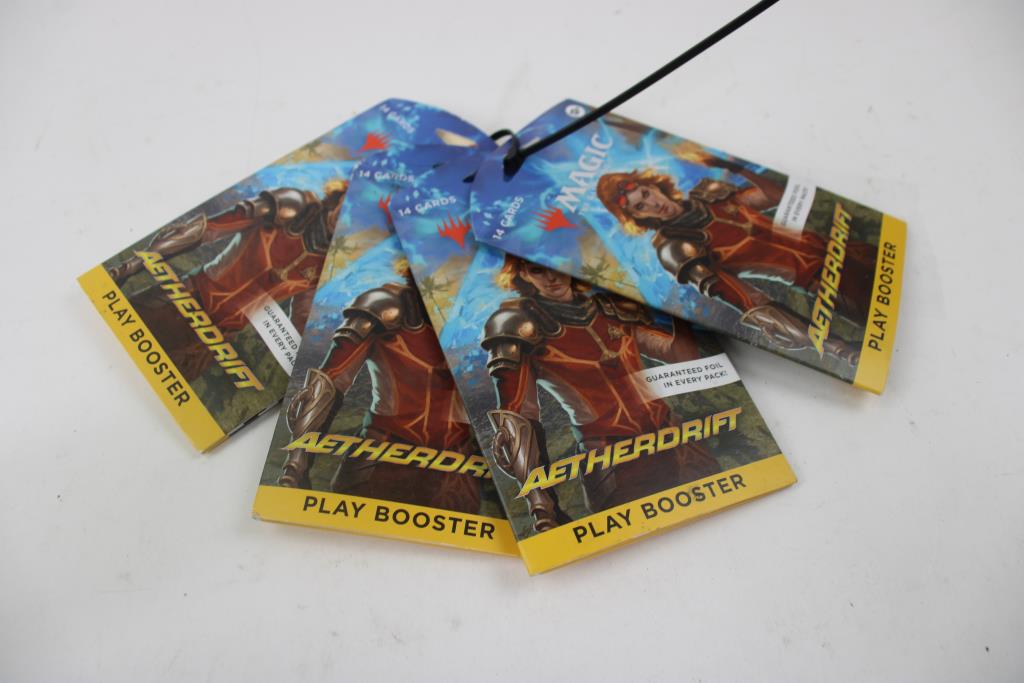 Magic The Gathering, Aetherdrift Trading Cards, 4 Pieces