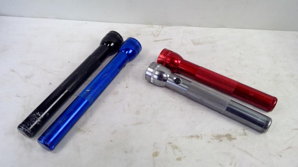 MAG-LITE Flashlights, 4 Pieces
