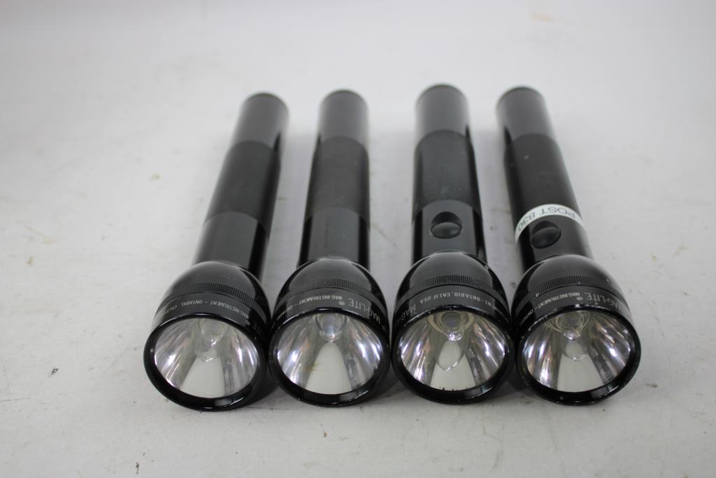 MAG-Lite Flashlights, 4 Pieces