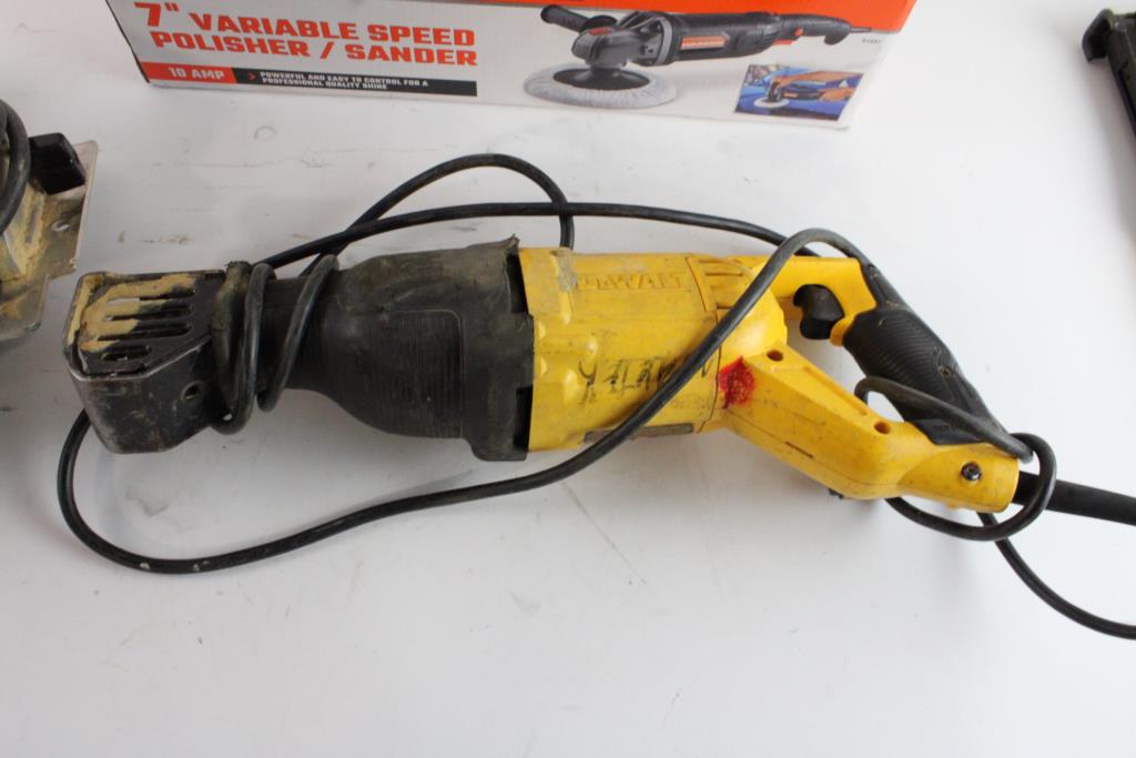 Makita Circular Saw, DeWalt Reciprocating Saw & More, 4 Pieces