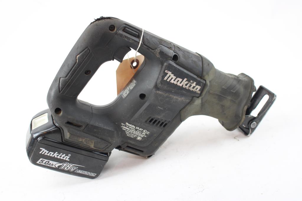 Makita Compact Brushless Cordless Reciprocating Saw, XRJ07 Property Room