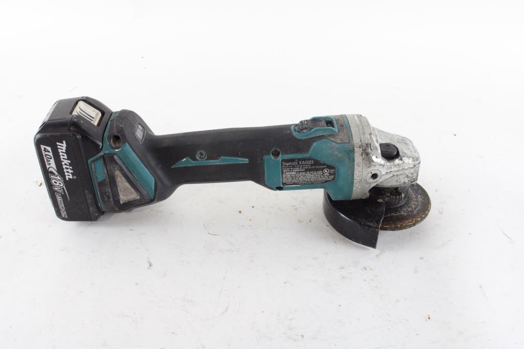 Makita Cordless Angle Grinder Property Room