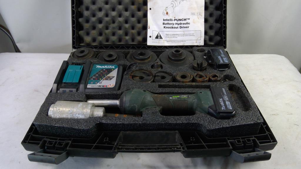 Makita Intelli Punch Greenlee Kit