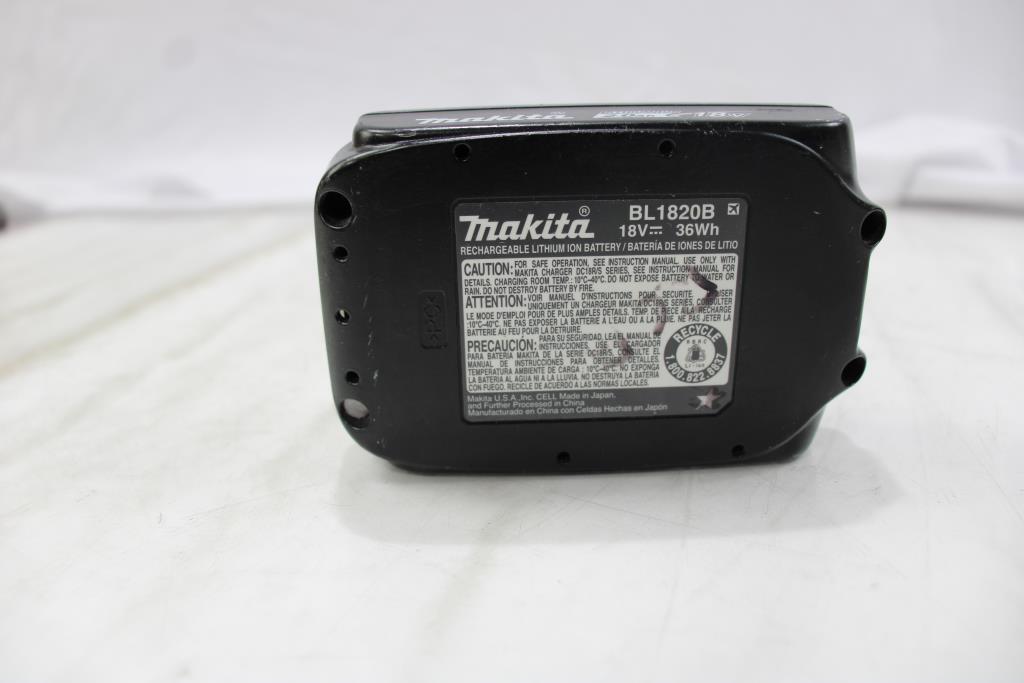Makita Lithium Ion 2.0 AH 18V (modelBL1820B), Remington Powder Actuated Tool (Model 476) And