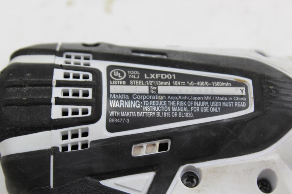 Makita Lxfd01 18v Cordless Drill Property Room