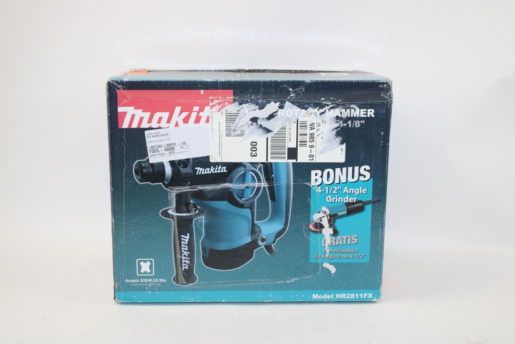 Makita Rotary Hammer And Makita Angle Grinder HR2811FX Property Room