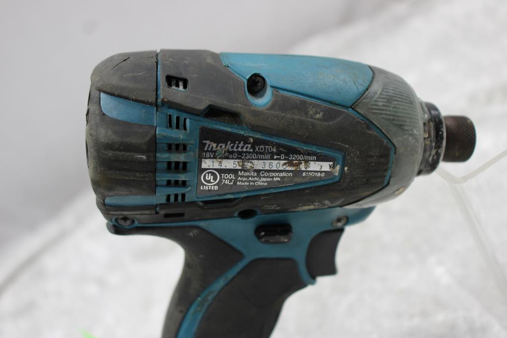 Makita XDT04 18v Drill Property Room