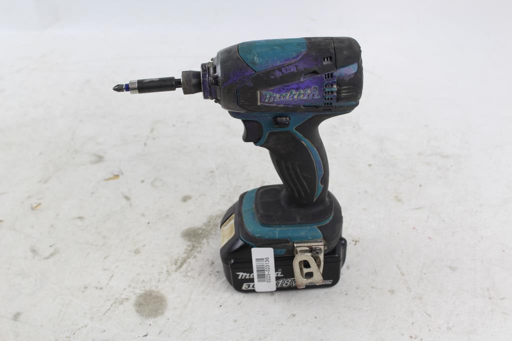 Makita Xdt04 Cordless Impact Driver Property Room