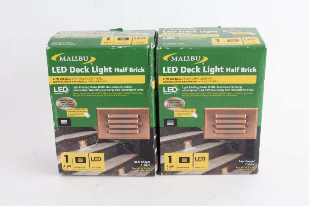 Malibu LED Deck Light And More, 10+ Pieces | Property Room
