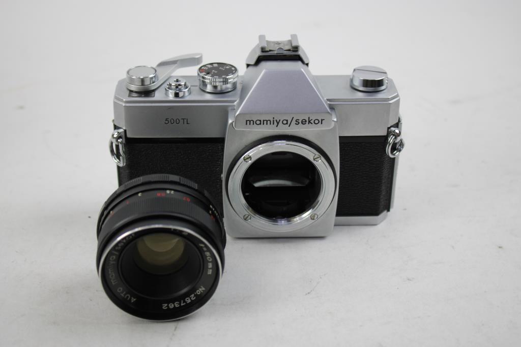 Mamiya/ Sekor  35mm SLR Camera, Sony Handycam Camcorder