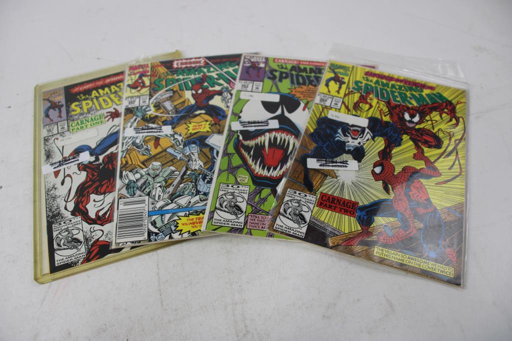 Marvel Spider-Man Comics, 4 Pieces
