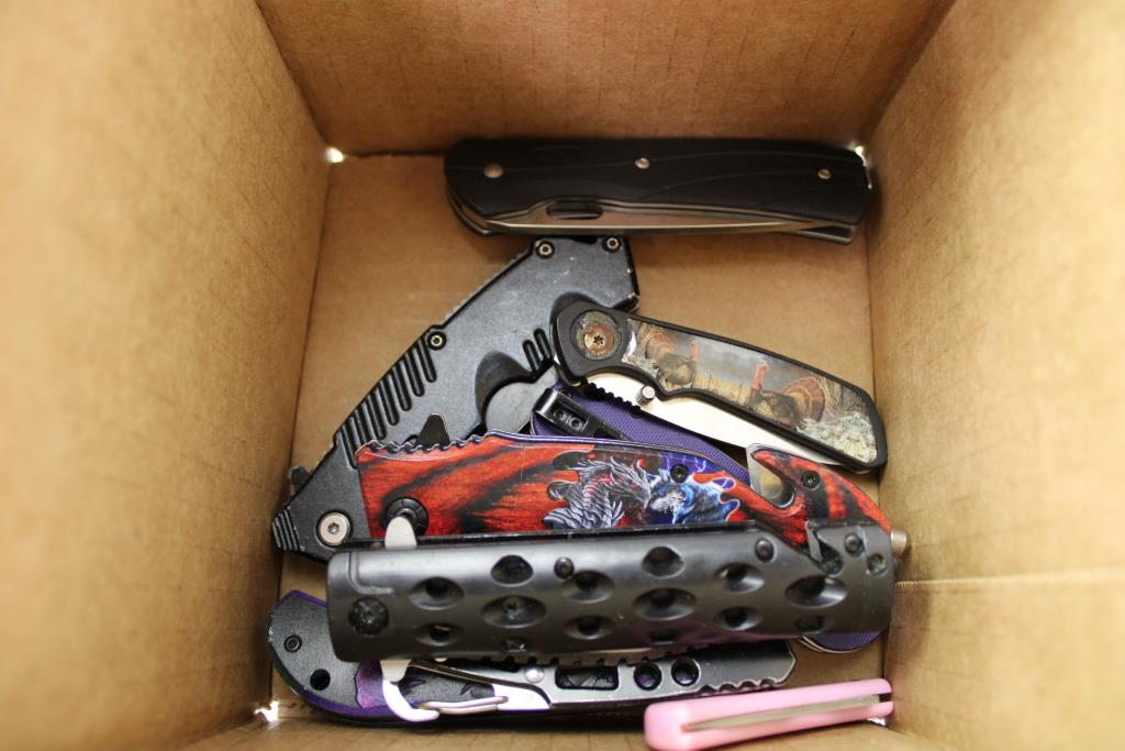 Master USA, Benchmade, Buck, And Other Knives, 14 Pieces