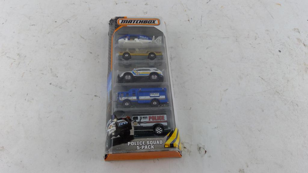 Matchbox Cars Police Squad 5-Pack